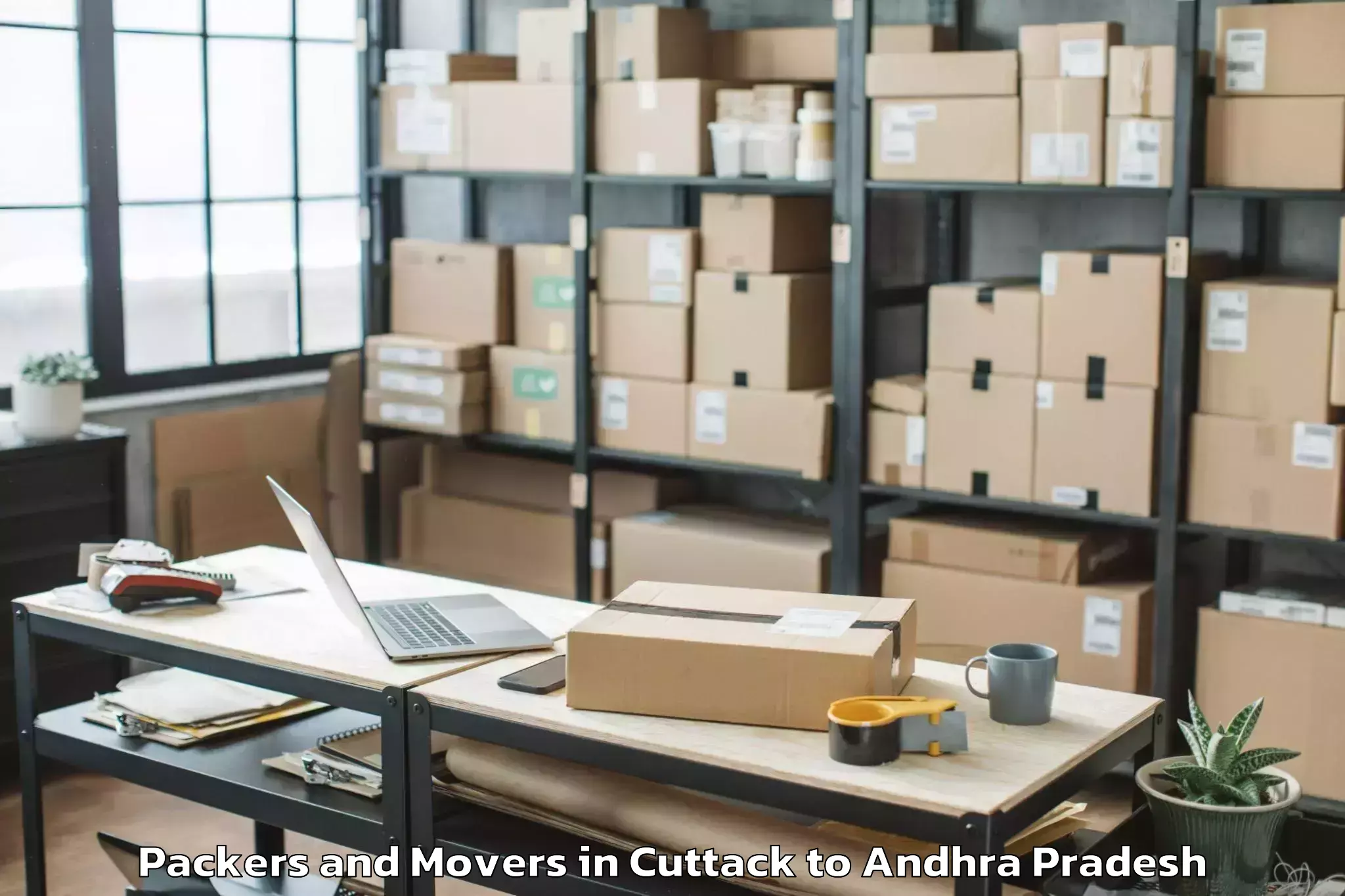 Book Your Cuttack to Jangareddigudem Packers And Movers Today